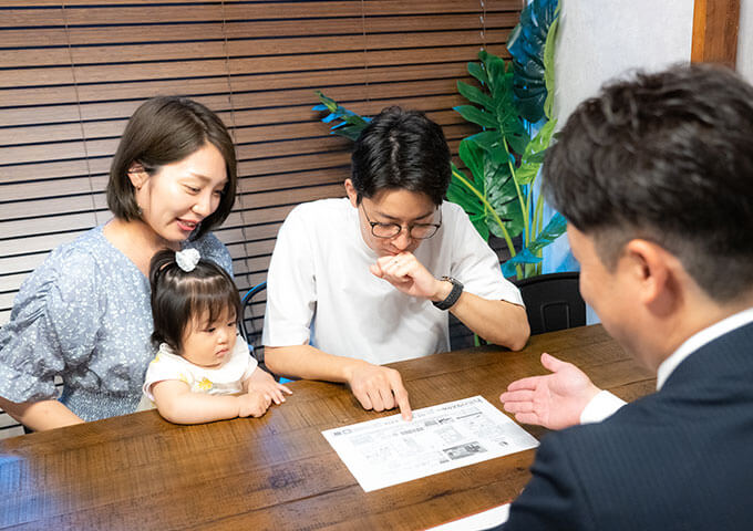 お客様の物件や背景事情などを理解した上で提案します